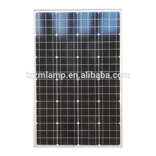 Yangzhou popular en Oriente Medio panel solar monocristalino / 12 v 100 w panel solar precio